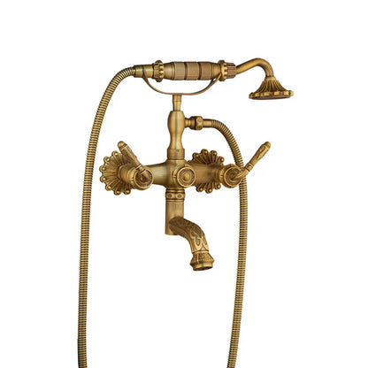 DecorBites™ Antique Bass Wall Mounted Shower Mixer Set