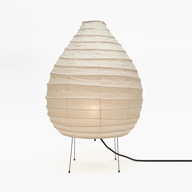 DecorBites™ Akari Noguchi Rice Paper Table Lamp LED E27 Modern Light for Living Room