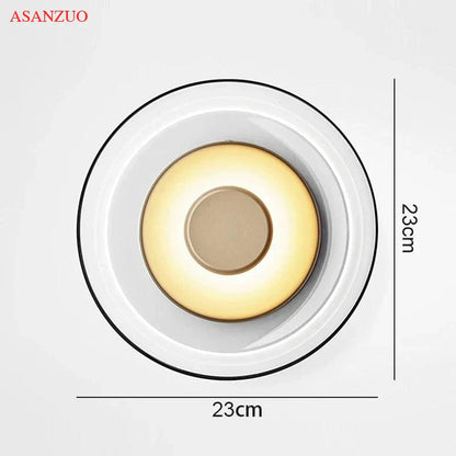 DecorBites™ Glass Bowl LED Wall Sconce for Modern Nordic Indoor Decor