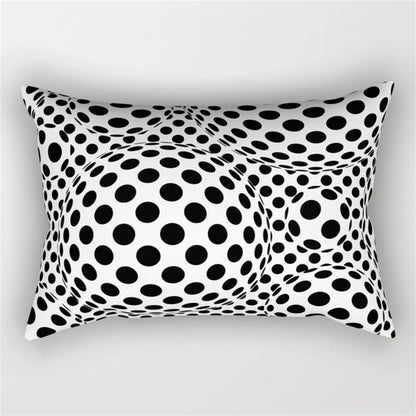 DecorBites™ Geometric Wave Line Waist Pillowcase Set
