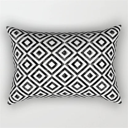 DecorBites™ Geometric Wave Line Waist Pillowcase Set