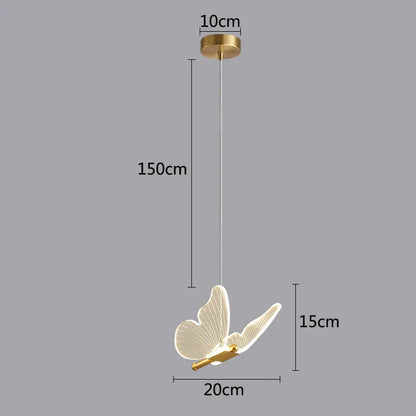 DecorBites™ Butterfly LED Pendant Chandelier for Home Decor and Kitchen Lighting