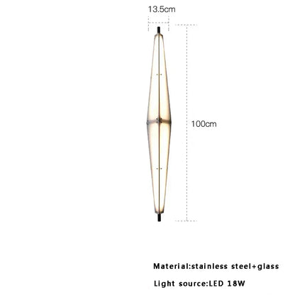 DecorBites™ Glass Cone Chandelier: Height Adjustable Luxury Art Indoor Pendant Lamp
