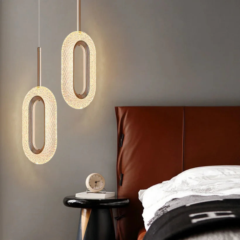 DecorBites™ Bedside Pendant Lights | Modern Indoor Chandelier for Bedroom Ceiling Decor