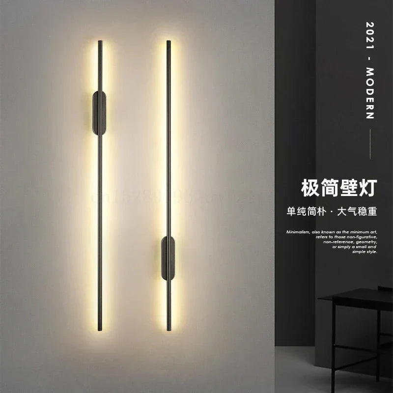 ™ Linear Tube LED Wall Lamp, Modern Minimalist Up Down Sconce for Bathroom, Bedside & Mirror