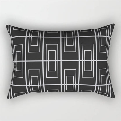 DecorBites™ Geometric Wave Line Waist Pillowcase Set