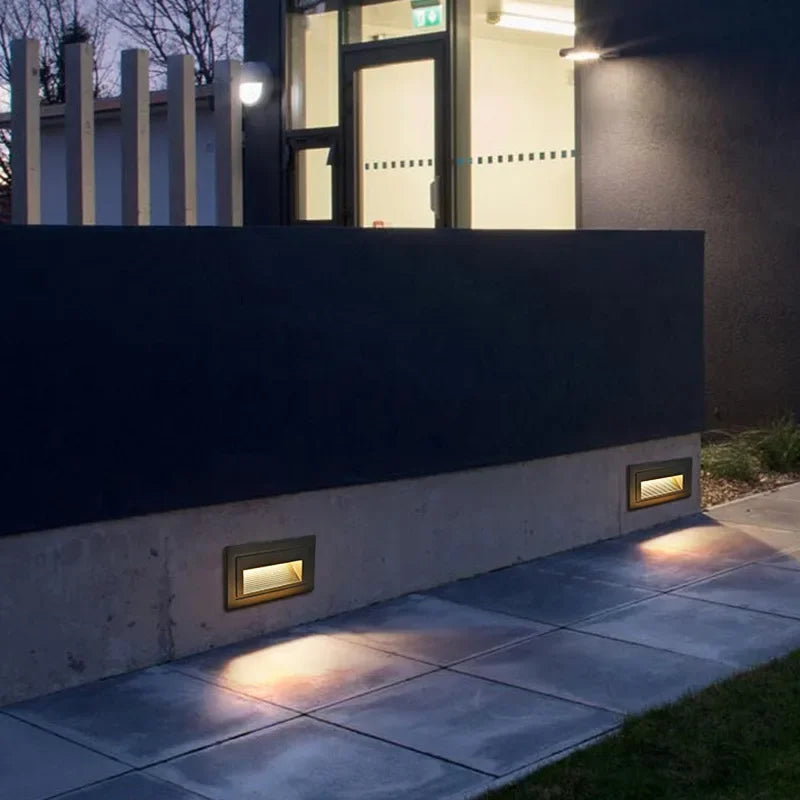 DecorBites™ LED Embedded Wall Light for Outdoor Step&Stair, IP65 Waterproof Recessed Wall Lamp