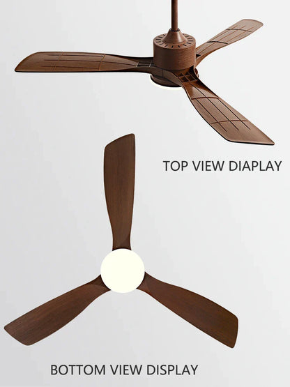 DecorBites™ 3-Blade DC Ceiling Fan with LED Light & Remote Control.