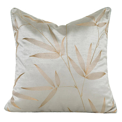 DecorBites™ Gold Quatrefoil Geometric Jacquard Pillow Cover - Luxury Home Decor