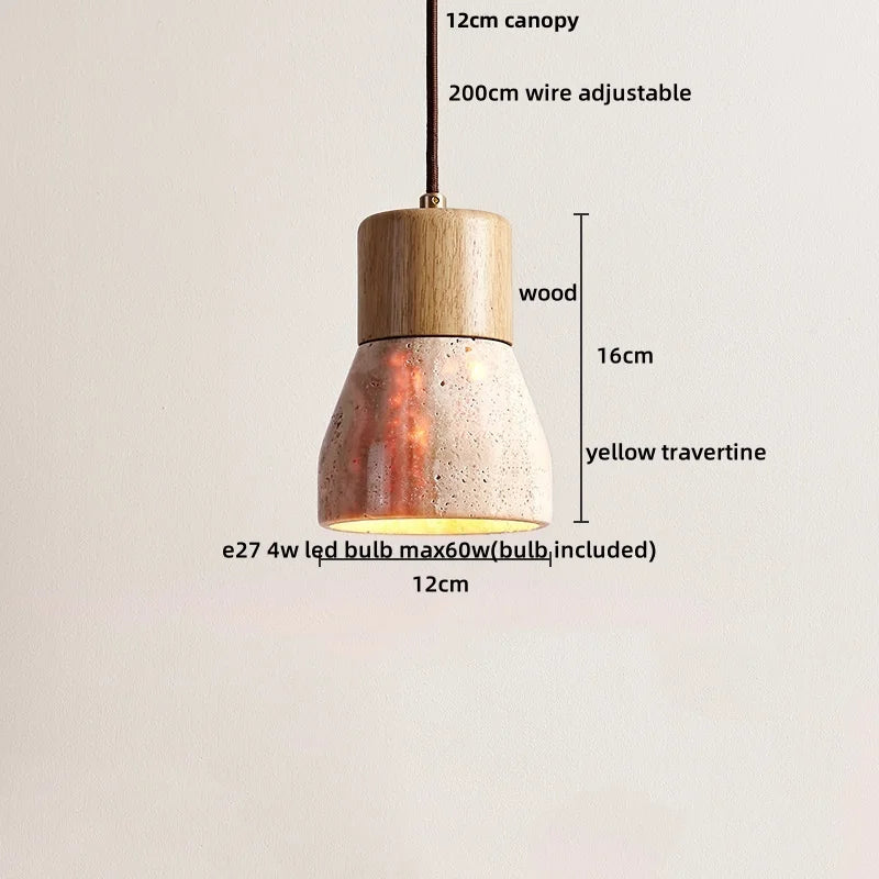DecorBites™ Cave Stone LED Pendant Lamp - Nordic Modern Hanging Light