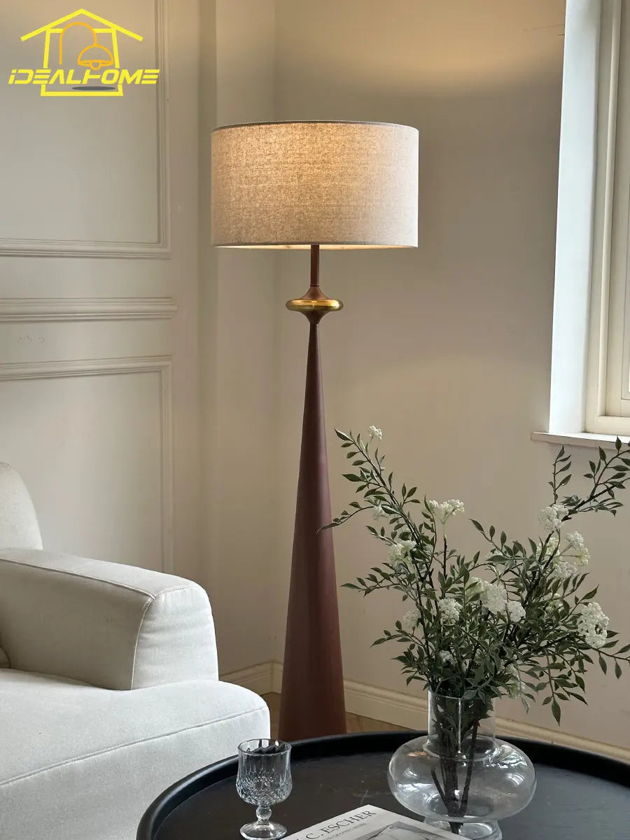 DecorBites™ LED Iron Art Floor Lamp | Wabi-sabi Minimalist Design for Living Room, Bedroom