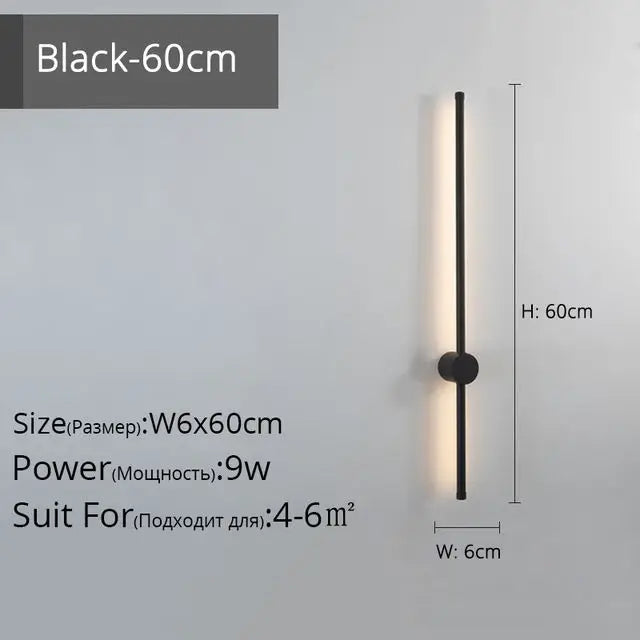 DecorBites™ Creative Staircase Wall Lights: LED Strip Wall Lamp for Living Room