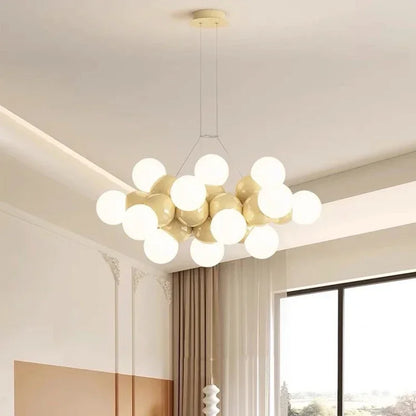DecorBites™ Elegant Chandelier Ceiling Pendant Light Fixture for Dining Room, Salon & Indoor Lighting