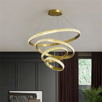 DecorBites™ LED Chandelier: Minimalist Modern Pendant Lamp for Home Lighting in Living, Dining, Kitchen & Bedroom