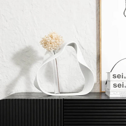 DecorBites™ Geometric Hollowed-out Resin Ring for Home Decor & Flower Arrangement