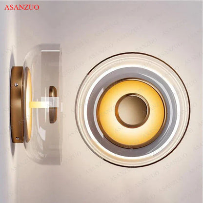 DecorBites™ Glass Bowl LED Wall Sconce for Modern Nordic Indoor Decor