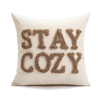 DecorBites™ Brown Coffee Pillowcase: Modern Simplicity Light Luxury Sofa Cushion Covers