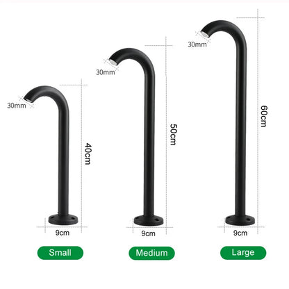 DecorBites™ LED Outdoor Aluminum Pillar Courtyard Garden Bollard Light for Modern Landscape Lighting