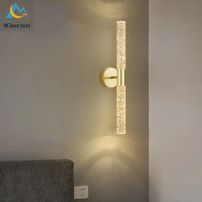 DecorBites™ Crystal LED Wall Lamp for Bedroom and Living Room Decor