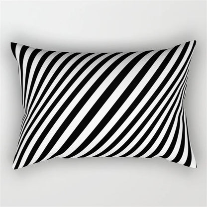 DecorBites™ Geometric Wave Line Waist Pillowcase Set