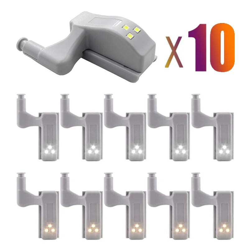 Buy DecorBites™ LED Cabinet Lights 10 Pack Internal Sensor Light for ...
