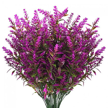 DecorBites™ Lavender Grass Plastic Flowers for Home Décor & DIY Photography