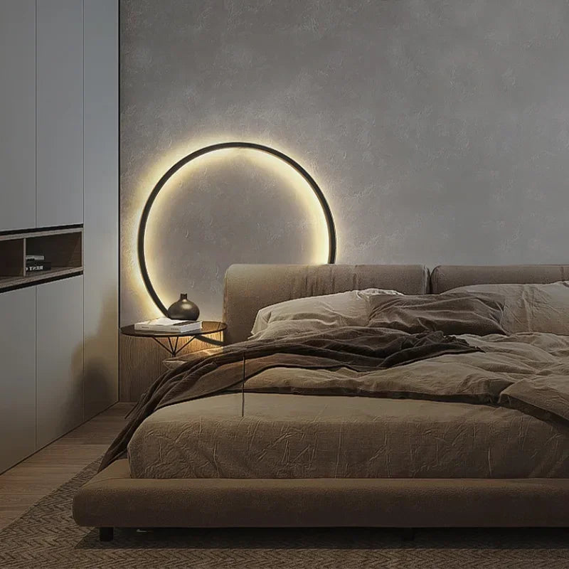 DecorBites™ LED Wall Sconce Round Ring Light Fixture - Modern Nordic Design for Home Decor