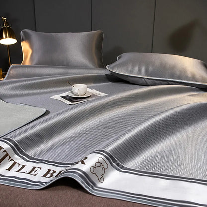 DecorBites™ Carbon Light Cooling Mat & Pillowcase Set for Naked Summer Sleep