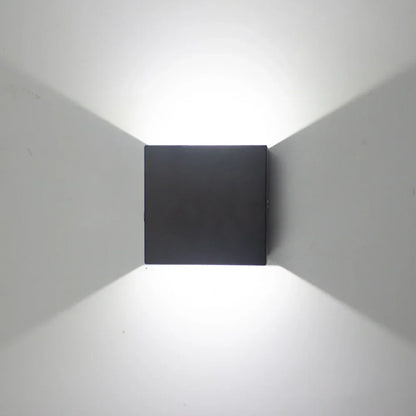 DecorBites™ LED Up Down Wall Lamps: Gold & Silver Aluminium Wall Light for Bedroom, Living Room, Corridor