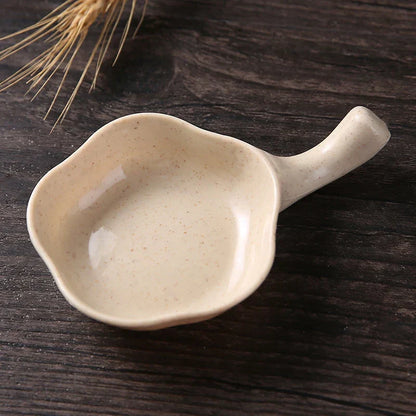 DecorBites™ Ceramic Milk Cup Creamer Jug & Seasoning Dish with Handle