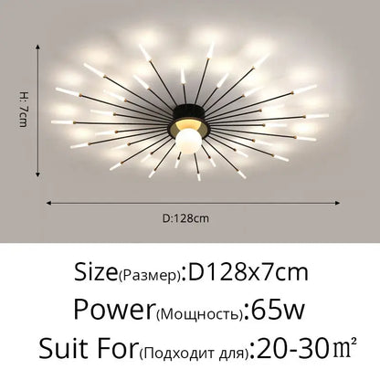 DecorBites™ LED Chandelier for Modern Living Kids Room Bedroom Hall Lighting Decor