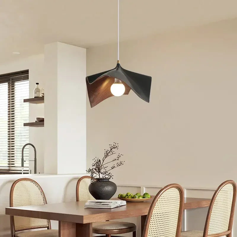 DecorBites™ Black Resin LED Chandelier Pendant Light for Living Room and Bedroom