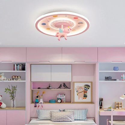 DecorBites™ Astronaut LED Ceiling Light for Kids' Room - Blue Cartoon Theme