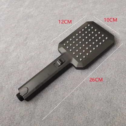DecorBites™ Black High Pressure Handheld Shower Head for Water Saving and Bathroom Rainfall
