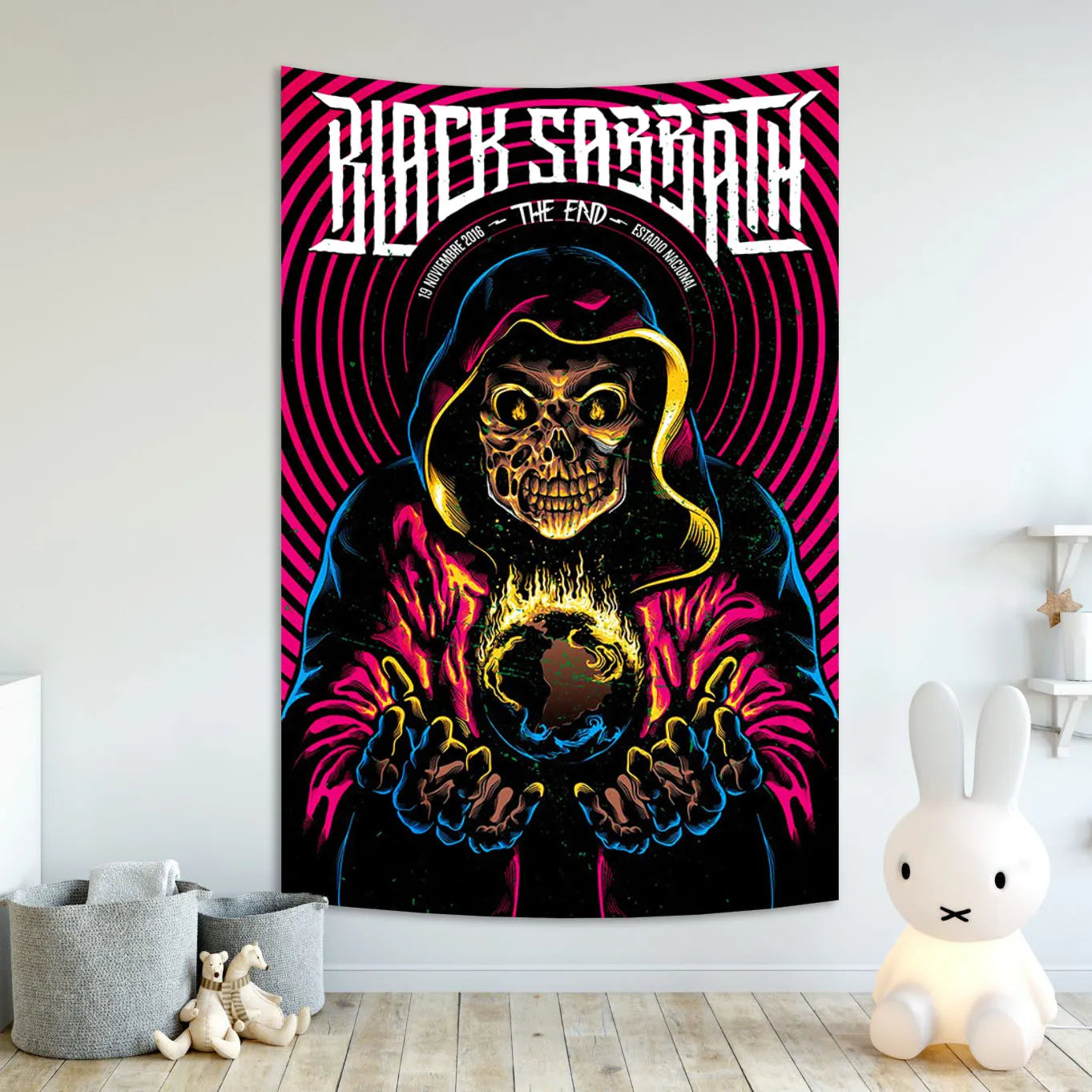 DecorBites™ Black Sabbath Metal Band Rock Music Wall Tapestry