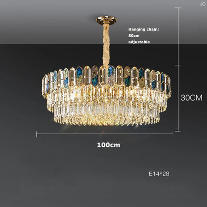 DecorBites™ Crystal Chandelier LED Lighting for Living Room