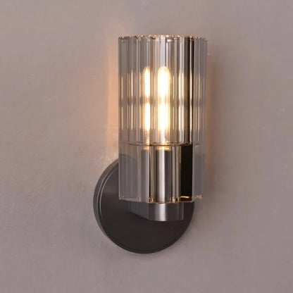 DecorBites™ Bronze Copper Crystal Sconce Wall Lamps for Living Room & Bedroom