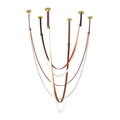 ™ LED Long Strip Chandelier for Modern Living Room and Villa