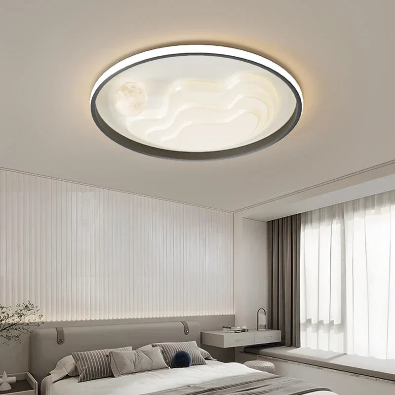 ™ LED Chandelier: Modern Lighting Fixture for Home Decor, White Lustre Lights