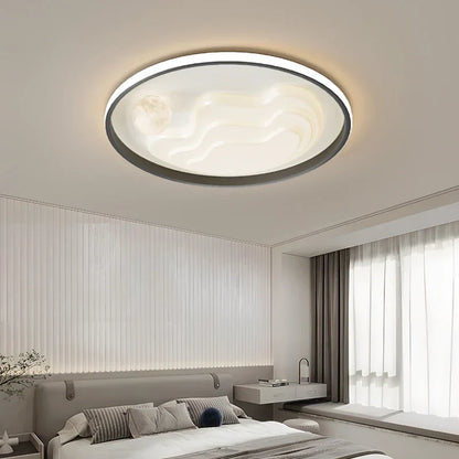 ™ LED Chandelier: Modern Lighting Fixture for Home Decor, White Lustre Lights