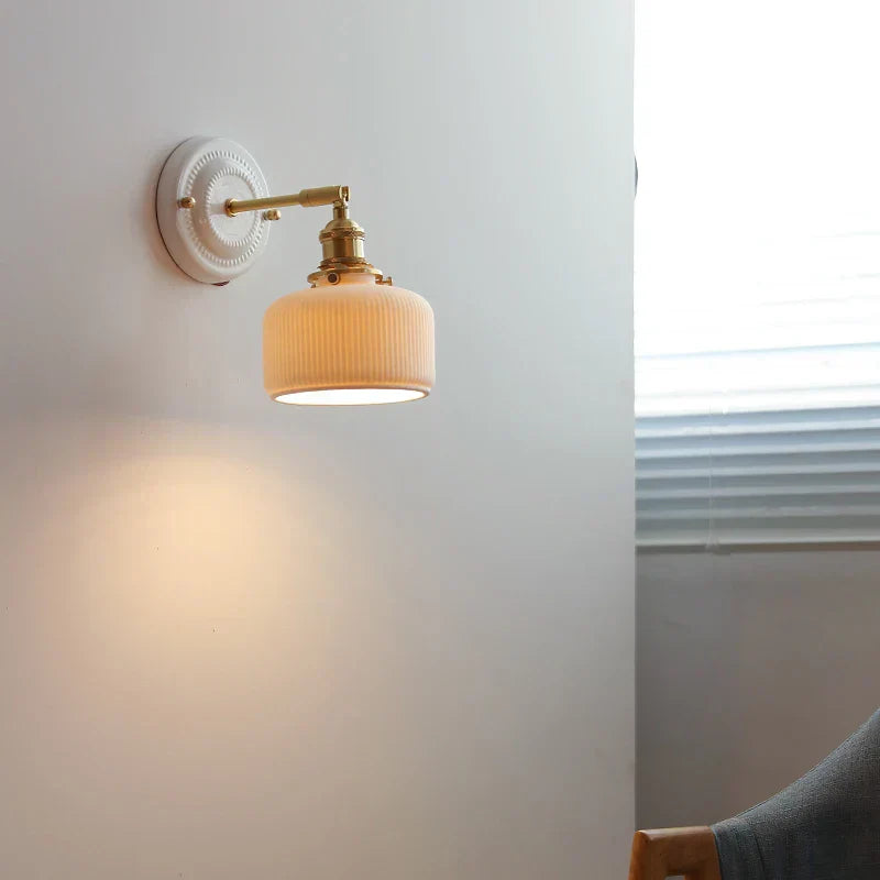 DecorBites™ Copper Arm LED Wall Sconce for Bedroom Bathroom Mirror Stair Light