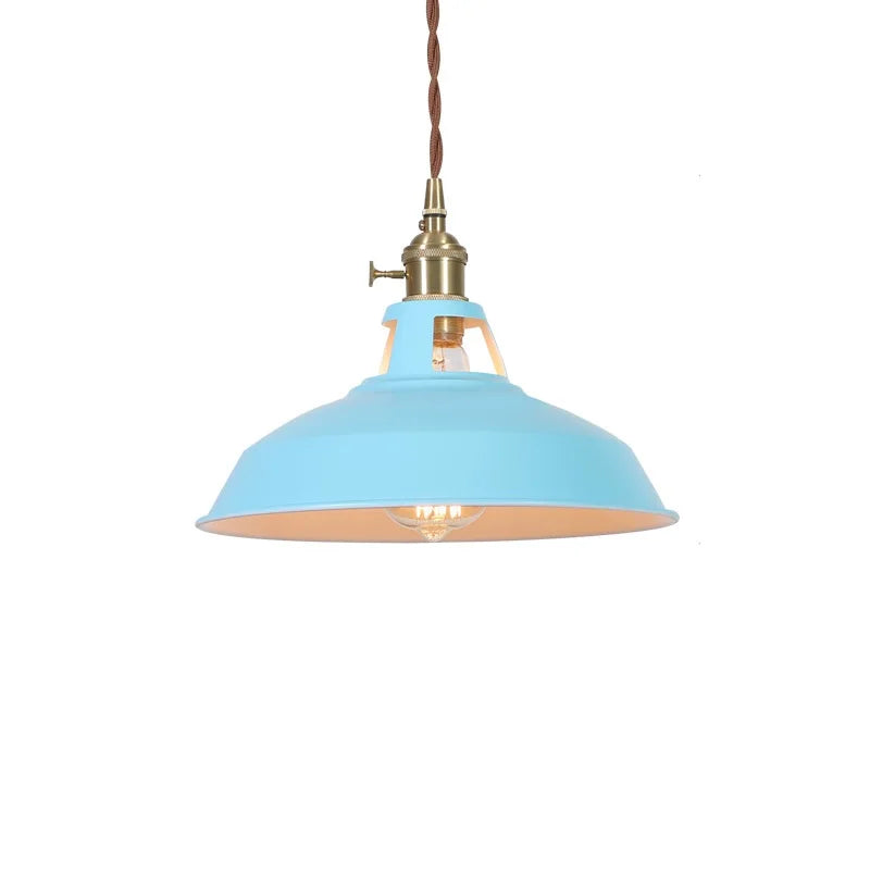 DecorBites™ Blue Iron Art LED Pendant Light, Nordic Modern Style for Home and Commercial Spaces