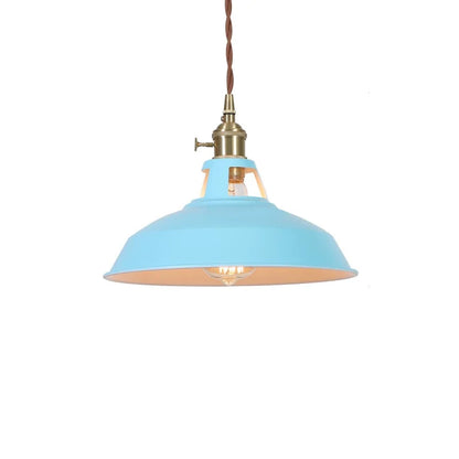 DecorBites™ Blue Iron Art LED Pendant Light, Nordic Modern Style for Home and Commercial Spaces