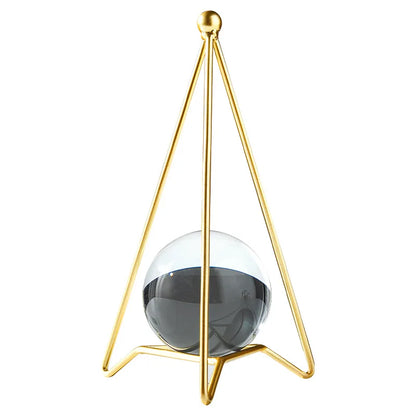 DecorBites™ Crystal Ball Crafts: Nordic Light Luxury Modern Metal Décor for Home and TV Cabinet