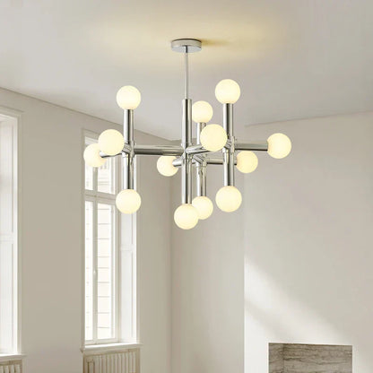DecorBites™ Bauhaus Glass Hanging Ceiling Lamps LED Chandelier Room Decor for Living Bedroom