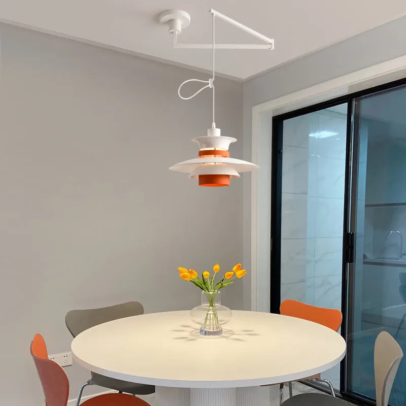 DecorBites™ Colorful Umbrella Pendant Light 50cm Led Hanging Lamp for Living Room and Kitchen