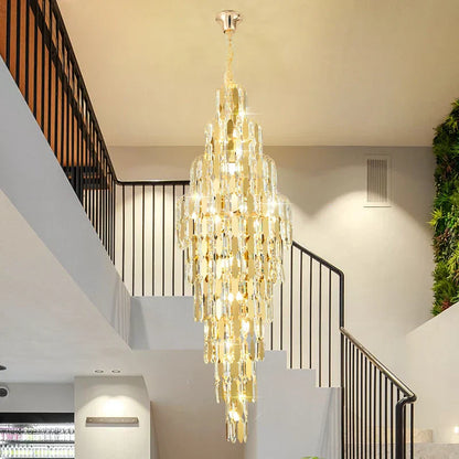 DecorBites™ Crystal Chandelier for Modern European Style Living Rooms