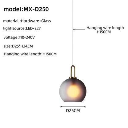 DecorBites™ Glass Staircase Chandelier: Luxury LED Large Chandelier for Living & Dining Room
