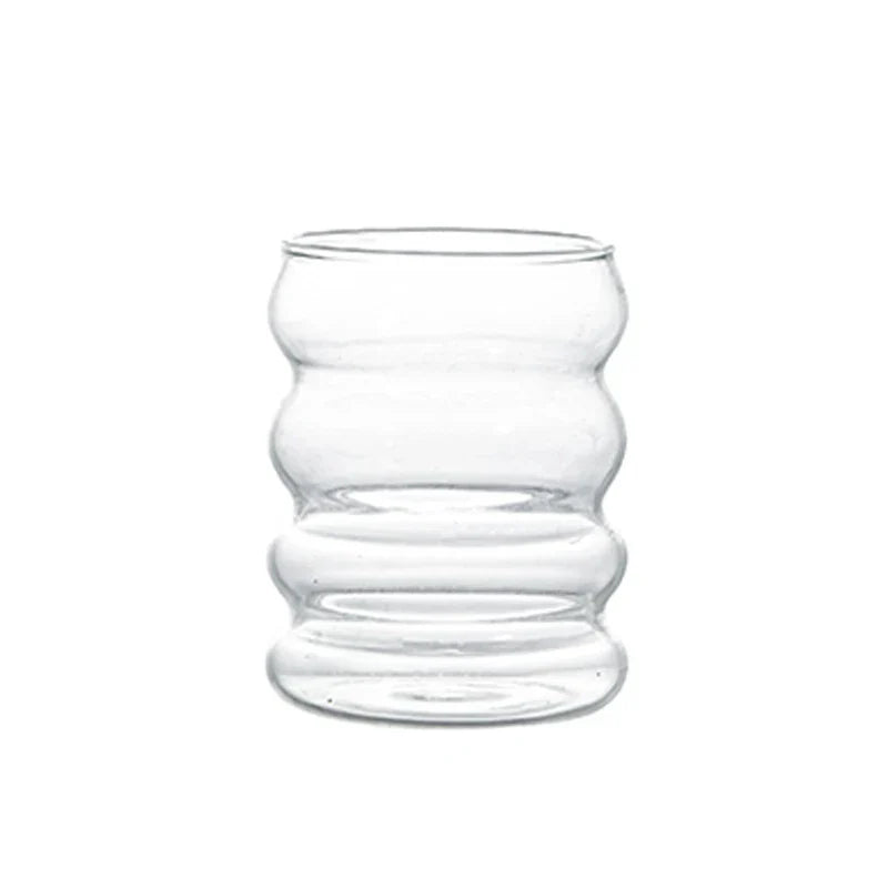 DecorBites™ Creative Styling Glass Drinkware - 300ml Capacity | Perfect for Cocktails, Lattes