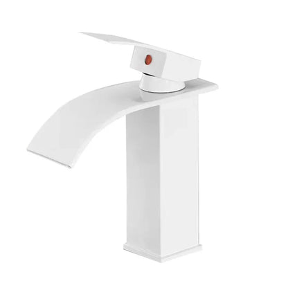DecorBites™ Black Waterfall Basin Faucet Mixer Tap for Vessel Sinks - Single Hole
